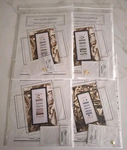 Lois Norford VTG Lot Of 4 Seasons Samplers Cross Stich Charts & Charms & 1 Linen - Picture 1 of 10