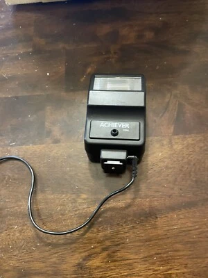 ACHIEVER 115M Compact Thyristor Strobe Flash SLR Cameras Shoe Mount Test Good B1 - Image 1 of 4