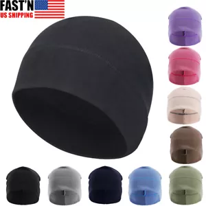 Tactical Military Micro Fleece Beanie Winter Ski Snow Hat Watch Cap Cold Weather - Picture 1 of 20