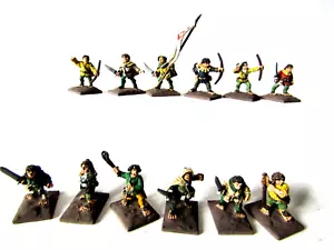 A23 MIDDLE EARTH /LOTR PAINTED HOBBITS X 10 UNKNOWN MAKER - Picture 1 of 4
