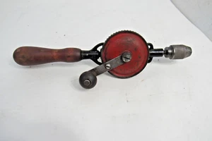 Vintage Handbohrmaschine Fräser Fallwerkzeuge Nr. 77 Made in USA Antique Eggbeater Style - Bild 1 von 7