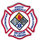*NIEISTNIEJĄCY* AMOCO Chemicals in Decatur AL Alabama Emergency Response patch - NOWY!