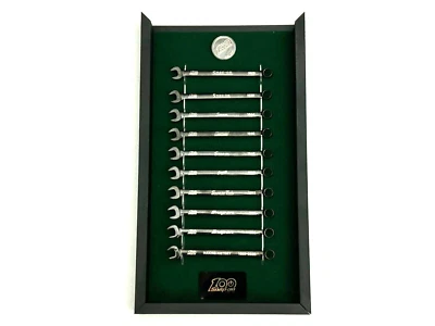 Snap On Tools NEW 100th Anniversary Black Chrome Collectors Wrench Set Display - Image 1 of 4