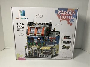 New In Box ENJBRICK Garden Hotel Assembly Square Building Kit 1284 Pieces - Picture 1 of 3