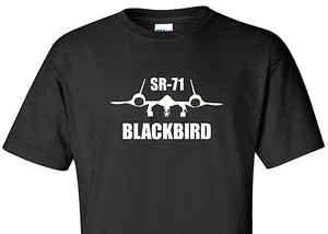 SR-71 Blackbird T-Shirt SR71 Air Force Military USA USAF Pilot Patriotic Shirt - Picture 1 of 3