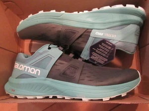 Women's New Salomon Ultra Pro Trail Running Shoes 9.5 Ebony Display Model - Picture 1 of 7