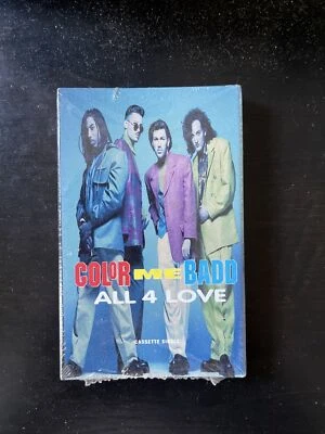 Sealed Color Me Badd All 4 Love Cassette Single 1991 - Image 1 of 4