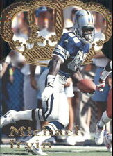 1995 Pacific Gold Crown Die Cuts Flat Gold Football Card #DC2 Michael Irvin