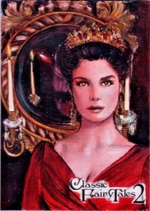 2020 Perna Classic Fairy Tales 2 Fred Ian 1/1 Sketch Card SNOW WHITE EVIL QUEEN - Picture 1 of 3