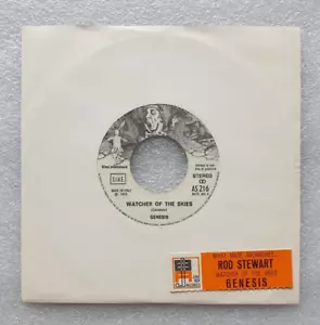 GENESIS Watcher Of The Skies - Italian 7” (45) Promo Jukebox Single + Strip/Tag - Bild 1 von 2