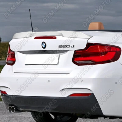Alerón de maletero blanco perla convertible para BMW Serie 2 F23 15-21 con potencia Foto 1 de 4