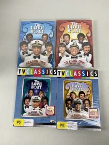 THE LOVE BOAT DVD SEASON 1 VOLUME 1,2 SEASON 2 VOLUME 1,2 BRAND NEW SEALED (T30) - Foto 1 di 3