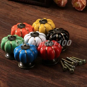 Wholesale Vintage Ceramic Cabinet Door Knobs Cupboard Drawer Kitchen Pull Handle - Picture 1 of 22