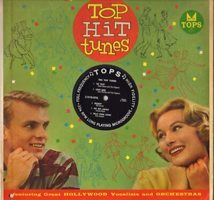RARE "TOP HIT TUNES" POP ROCK & ROLL LP 1962 TOPS L1510-37 - Picture 1 of 2