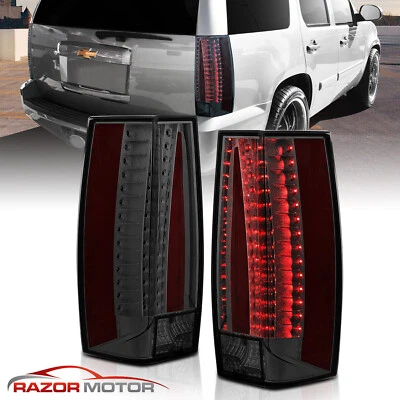 Fit 2007-2014 Chevy Suburban/Tahoe/GMC Yukon/XL/Denali Smoke LED Tail Lights Set - Imagem 1 de 4