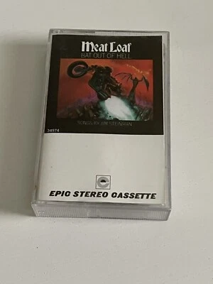Meat Loaf "BAT OUT OF HELL" 1977 - Cassette Tape - Image 1 of 4