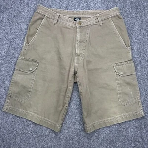 Prana Shorts Mens Medium Brown Cargo Nine Inch Inseam Cotton - Picture 1 of 19