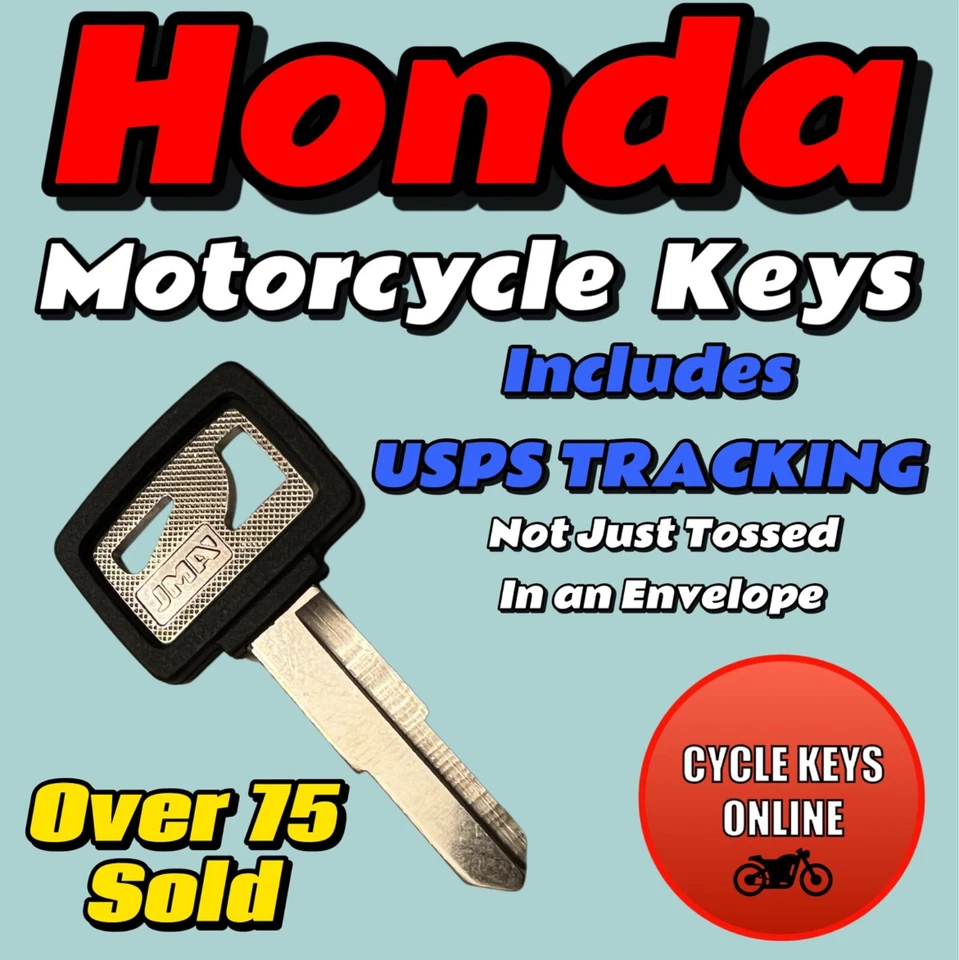 Honda Motorcycle ATC scooter key Cut by Code keys codes 101-820 - Image 1 of 1
