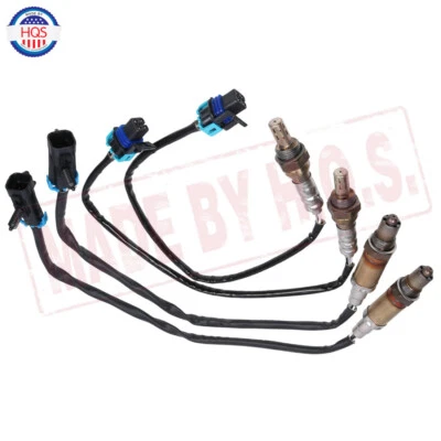 4PCS O2 Oxygen Sensor Up & Down For 2006 2007 Chevrolet Silverado 1500 Tahoe - Image 1 of 4