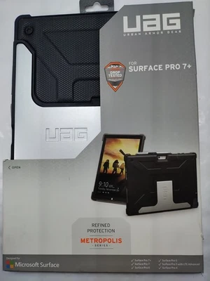 UAG Metropolis for Microsoft Surface Pro 7+, Pro 7, Pro 6, Pro 5 LTE, Blk *READ - Image 1 of 4