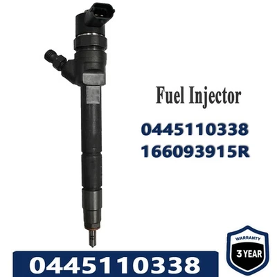 Fuel Injector for Renault Trafic Master II Vauxhall Vivaro Opel 0445110338 - Image 1 of 4