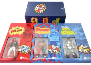 Mattel Back In Action 3er Pack Secret Wars Big Jim Pulsar Major Matt Mason - Bild 1 von 11
