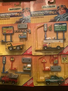 Matchbox 4  Action Packs Die Cast Vehicles Construction  Motorcity - Picture 1 of 6