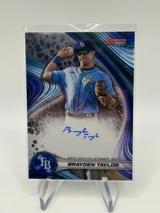 Brayden Taylor 2024 Bowman's Best Prospect Auto Rays B24-BT* - Picture 1 of 2