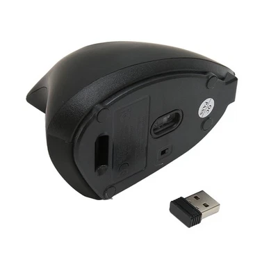 Vertical Mouse 2.4Ghz Wireless 3 DPI Breathing Light Quiet Plug And Play Erg Kit - Image 1 of 4