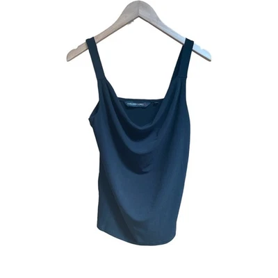 Blusa sin mangas Colleen Lopez negra elástica talla pequeña para mujer nueva sin etiquetas Foto 1 de 4