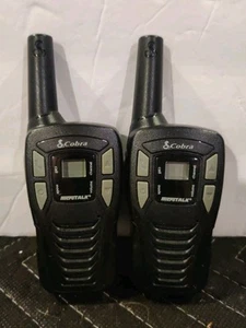 Cobra CX116A 18-Mile Two-Way Radio - Black Pack of 2 Pair Walking Hiking  - Picture 1 of 2