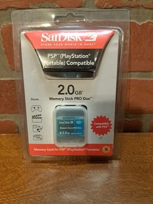 SanDisk Pro Duo Memory Stick 2.0 GB PSP PS3 - Image 1 of 4
