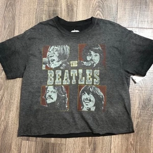 Neu mit Etikett The Beatles graues kurzes T-Shirt - Bild 1 von 3