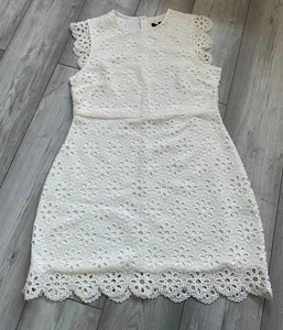 VESTIDO NEW LOOK ESTAMPADO MARGARITA PLANTILLA CREMA..TOTALMENTE NUEVO..TALLA 14..VERANO/VACACIONES - Imagen 1 de 4