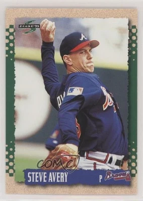 1995 Score Steve Avery #185 - Image 1 of 2