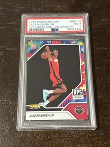 2022-23 Panini Instant RPS First Look Jabari Smith Jr. RC Versicolor #2/5 PSA 9 - Imagen 1 de 2