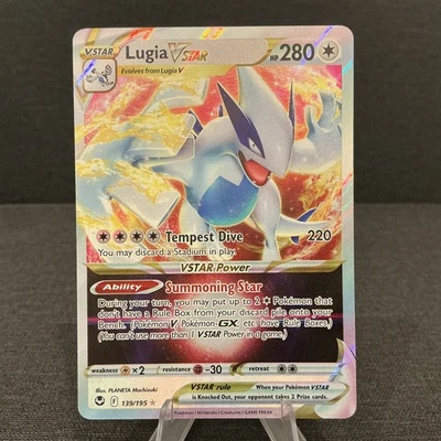 Lugia VSTAR 139/195 Silver Tempest Ultra Rare Holo Pokemon TCG Card - Image 1 of 2