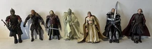 7x LORD OF THE RINGS TRILOGY EOMER KING OF THE DEAD EOWYN ETC ACTION FIGURES - Picture 1 of 7