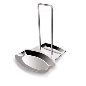 Pot Lid Holder Spoon Rest,Stainless Steel Utensils Pan Pot Cover Lid Rack Sta... - Picture 1 of 7