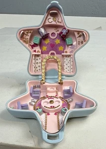 De colección 1992 Polly Pocket Bluebird Moda Divertida Estrella Compacta Solo Sin Muñeca - Imagen 1 de 6