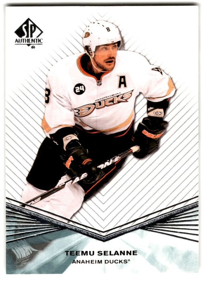 2011-12 SP Authentic Teemu Selanne #98 Anaheim Ducks - Image 1 of 2