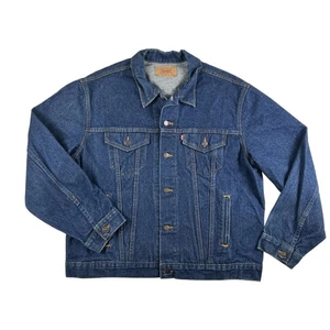 Giacca Levi's vintage uomo 48 blu denim camionista made in USA anni 90 70506 0216 - Foto 1 di 14