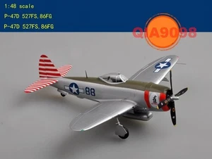 New 1/48 Scale WWII US P-47D No.88 527FS, 86FG Aircraft Assembled Plastic Model - Picture 1 of 6