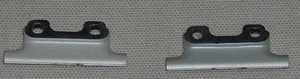 Par de cubiertas de bisagras interiores de titanio Powerbook - Imagen 1 de 2