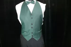 Chaleco formal arco iris sin espalda - Hunter (verde) V556 - Imagen 1 de 2