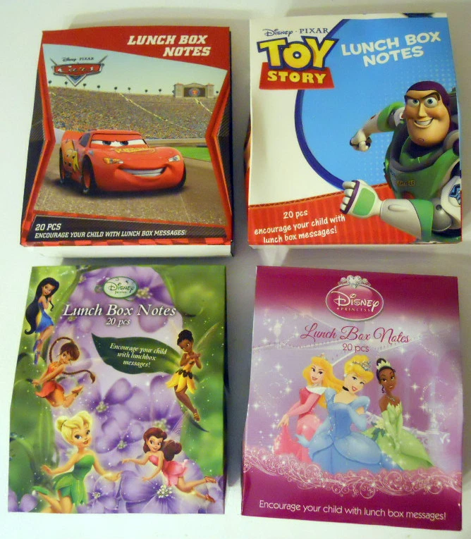 Fiambrera Notas Coches Disney, Princesa Disney, Disney Toy Story, Hadas Disney Foto 1 de 1