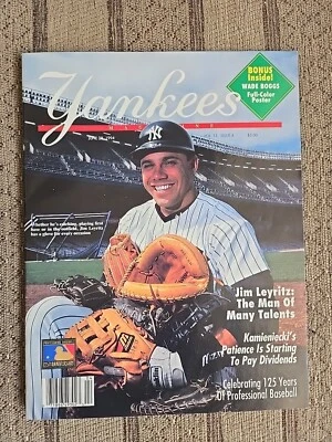 Revista Yankees 28 de junio 1994 Jim Leyritz Yankees de Nueva York  Foto 1 de 4