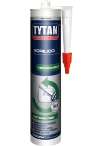 SILICONE BIANCO ACRILICO PER FESSURE E MURI CARTUCCIA 300 ML - Foto 1 di 1