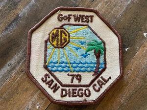 MG patch new 1979 San Diego, CA "Gathering of the Faithful" 4" - Picture 1 of 1