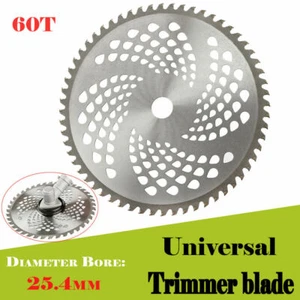 10'' 60T Saw Blade Carbide Tipped Metal Cutting Disc For Brush Cutter Trimmer HL - Picture 1 of 6